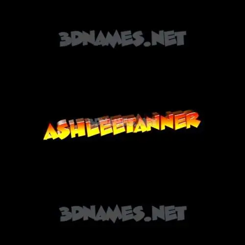 ashleetanner in Black Background style - 3D name wallpaper