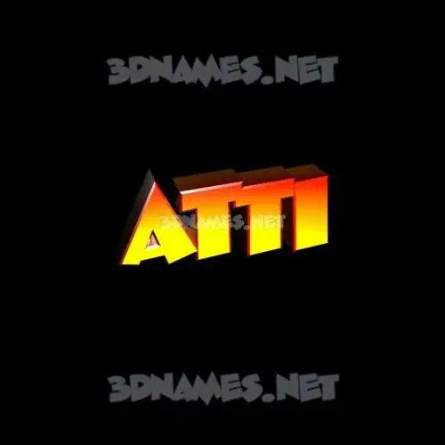 atti in Black Background style - 3D name wallpaper atti in Black Background style - 3D name wallpaper