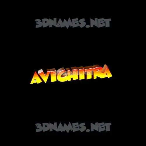 avichitra in Black Background style - 3D name wallpaper avichitra in Black Background style - 3D name wallpaper