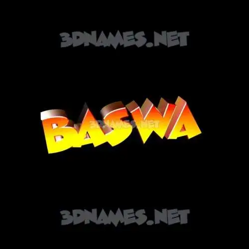 baswa in Black Background style - 3D name wallpaper baswa in Black Background style - 3D name wallpaper