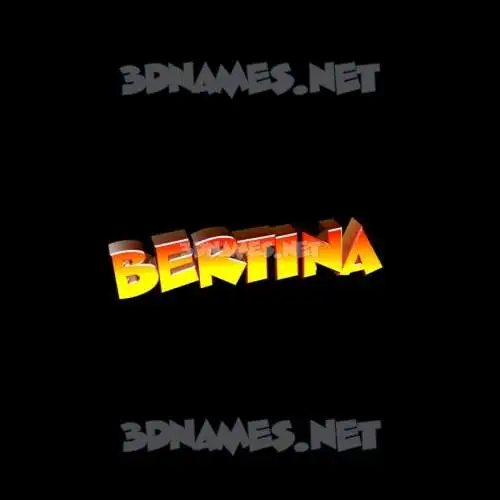 bertina in Black Background style - 3D name wallpaper bertina in Black Background style - 3D name wallpaper