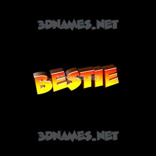bestie in Black Background style - 3D name wallpaper bestie in Black Background style - 3D name wallpaper