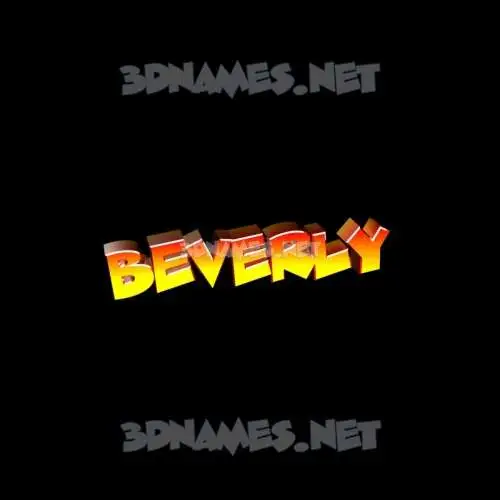 beverly in Black Background style - 3D name wallpaper beverly in Black Background style - 3D name wallpaper