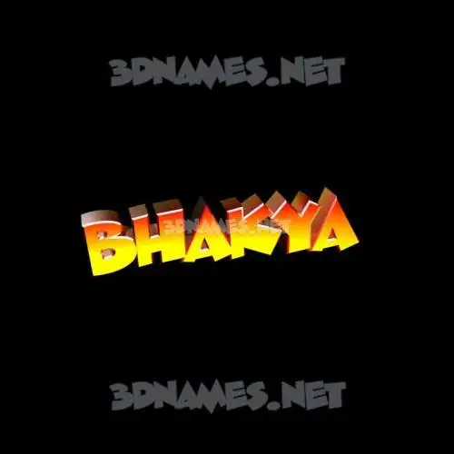 bhakya in Black Background style - 3D name wallpaper bhakya in Black Background style - 3D name wallpaper