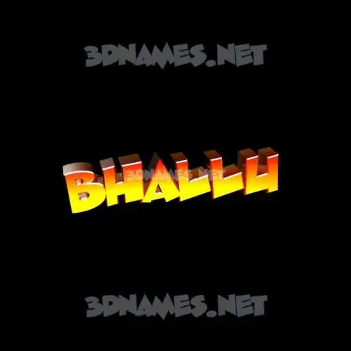 bhallu in Black Background style - 3D name wallpaper bhallu in Black Background style - 3D name wallpaper