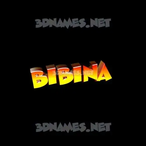 bibina in Black Background style - 3D name wallpaper bibina in Black Background style - 3D name wallpaper