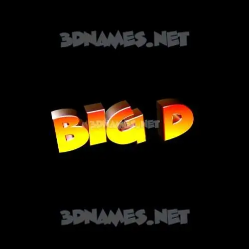 big d in Black Background style - 3D name wallpaper big d in Black Background style - 3D name wallpaper