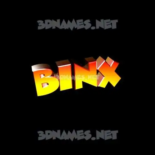 binx in Black Background style - 3D name wallpaper binx in Black Background style - 3D name wallpaper