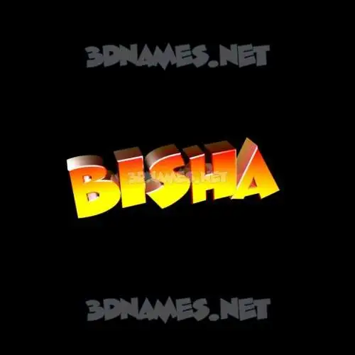 bisha in Black Background style - 3D name wallpaper bisha in Black Background style - 3D name wallpaper