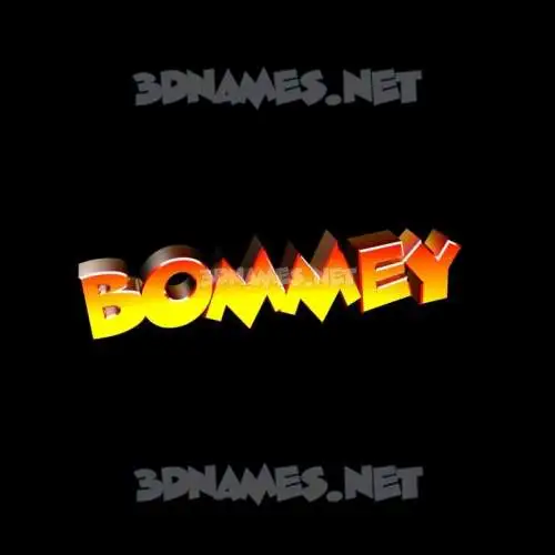 bommey in Black Background style - 3D name wallpaper bommey in Black Background style - 3D name wallpaper