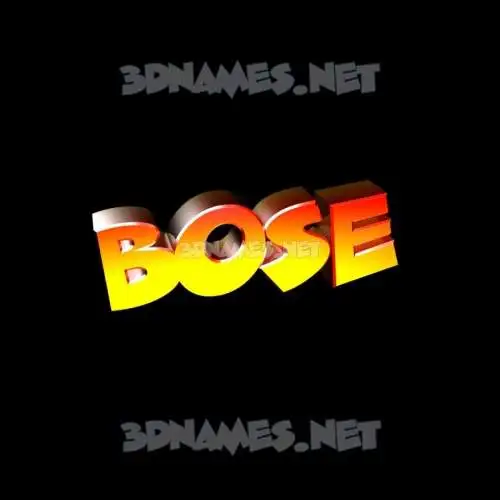 bose in Black Background style - 3D name wallpaper bose in Black Background style - 3D name wallpaper