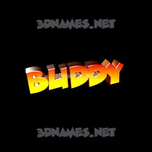 buddy in Black Background style - 3D name wallpaper buddy in Black Background style - 3D name wallpaper
