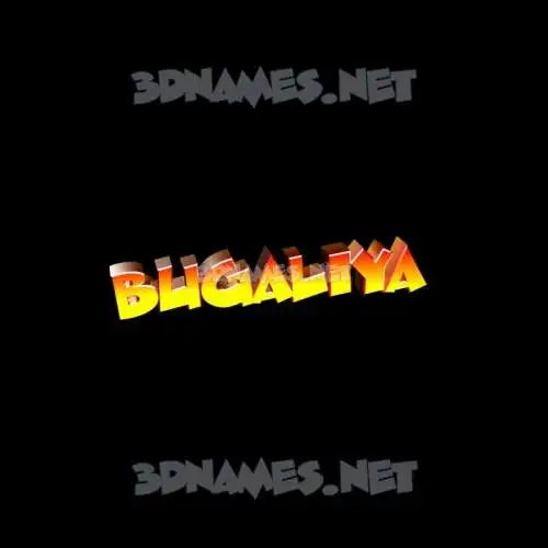 bugaliya in Black Background style - 3D name wallpaper