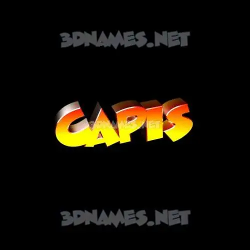 capis in Black Background style - 3D name wallpaper capis in Black Background style - 3D name wallpaper
