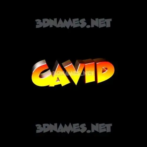cavid in Black Background style - 3D name wallpaper cavid in Black Background style - 3D name wallpaper