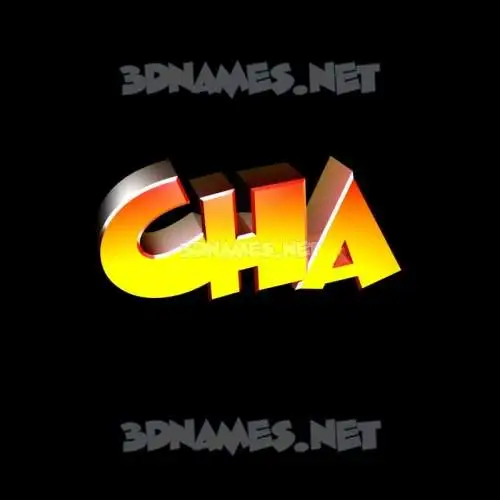 cha in Black Background style - 3D name wallpaper cha in Black Background style - 3D name wallpaper