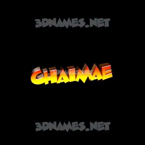 chaimae in Black Background style - 3D name wallpaper chaimae in Black Background style - 3D name wallpaper