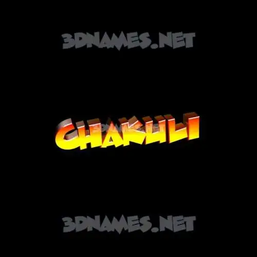 chakuli in Black Background style - 3D name wallpaper chakuli in Black Background style - 3D name wallpaper