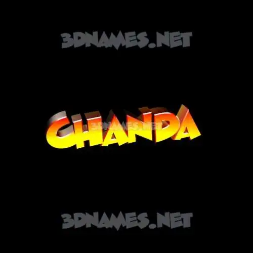 chanda in Black Background style - 3D name wallpaper chanda in Black Background style - 3D name wallpaper