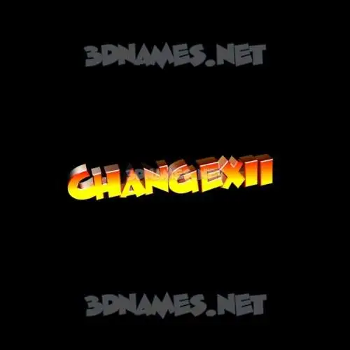 changexii in Black Background style - 3D name wallpaper changexii in Black Background style - 3D name wallpaper