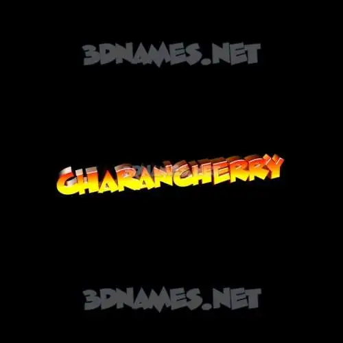 charancherry in Black Background style - 3D name wallpaper charancherry in Black Background style - 3D name wallpaper