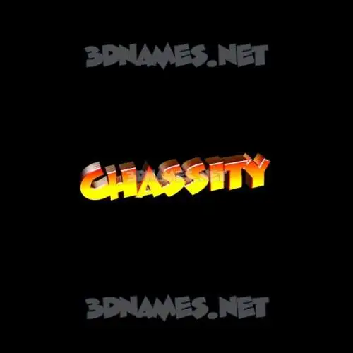chassity in Black Background style - 3D name wallpaper