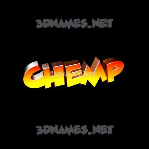 chemp in Black Background style - 3D name wallpaper chemp in Black Background style - 3D name wallpaper