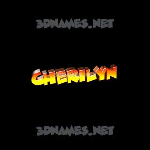 cherilyn in Black Background style - 3D name wallpaper cherilyn in Black Background style - 3D name wallpaper