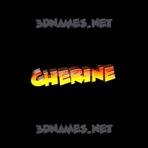 cherine in Black Background style - 3D name wallpaper cherine in Black Background style - 3D name wallpaper