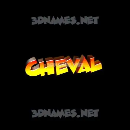cheval in Black Background style - 3D name wallpaper cheval in Black Background style - 3D name wallpaper