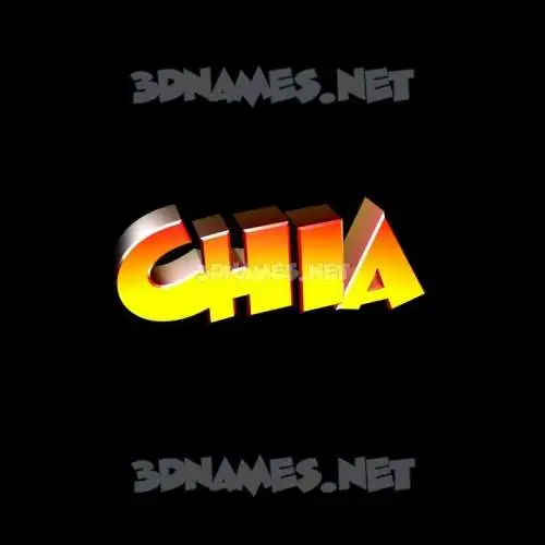 chia in Black Background style - 3D name wallpaper chia in Black Background style - 3D name wallpaper