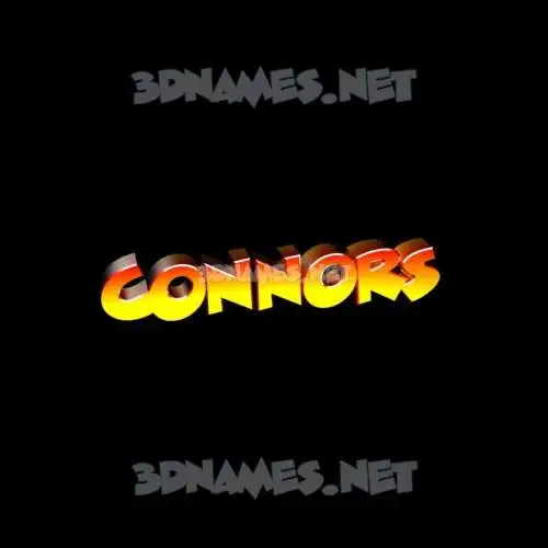 connors in Black Background style - 3D name wallpaper connors in Black Background style - 3D name wallpaper