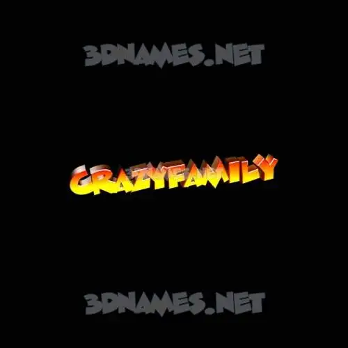 crazyfamily in Black Background style - 3D name wallpaper crazyfamily in Black Background style - 3D name wallpaper