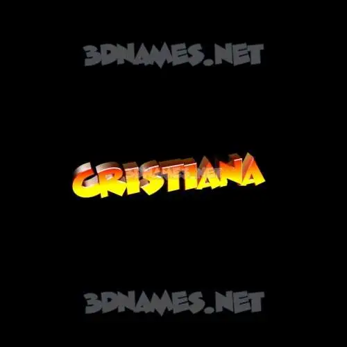 cristiana in Black Background style - 3D name wallpaper cristiana in Black Background style - 3D name wallpaper