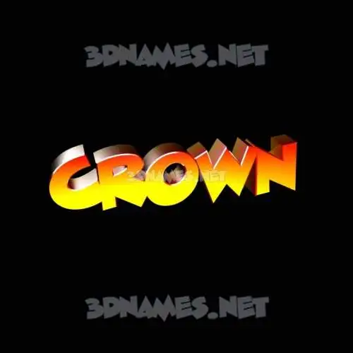 crown in Black Background style - 3D name wallpaper crown in Black Background style - 3D name wallpaper