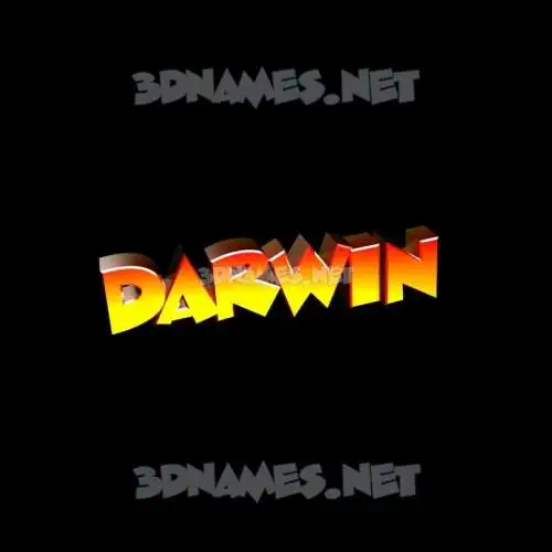 darwin in Black Background style - 3D name wallpaper darwin in Black Background style - 3D name wallpaper