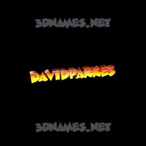 davidparkes in Black Background style - 3D name wallpaper davidparkes in Black Background style - 3D name wallpaper