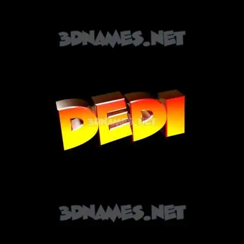 dedi in Black Background style - 3D name wallpaper dedi in Black Background style - 3D name wallpaper
