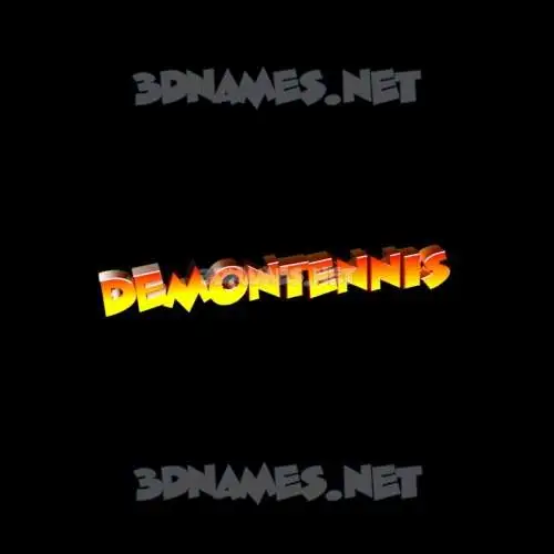 demontennis in Black Background style - 3D name wallpaper demontennis in Black Background style - 3D name wallpaper