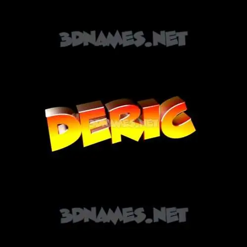 deric in Black Background style - 3D name wallpaper deric in Black Background style - 3D name wallpaper