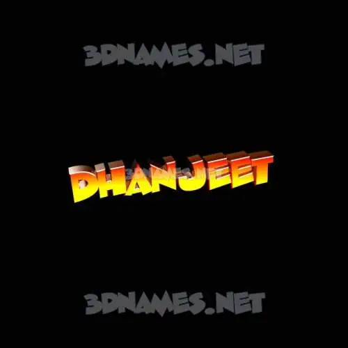 dhanjeet in Black Background style - 3D name wallpaper dhanjeet in Black Background style - 3D name wallpaper