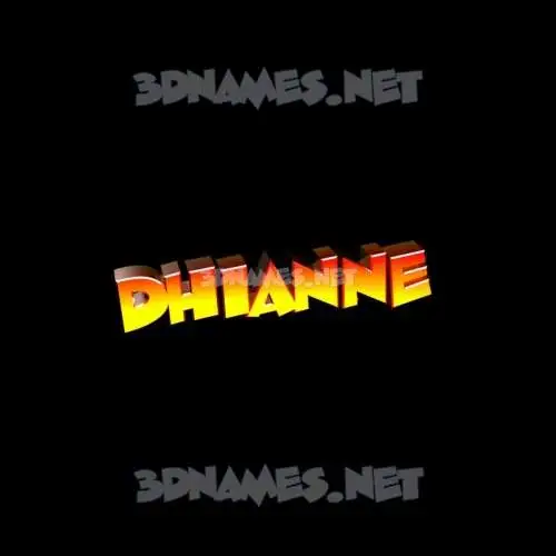 dhianne in Black Background style - 3D name wallpaper dhianne in Black Background style - 3D name wallpaper