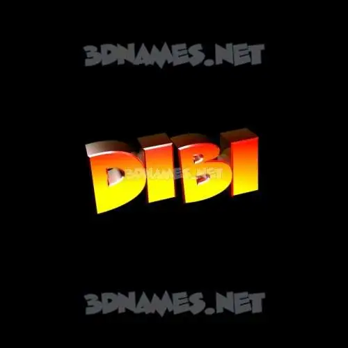 dibi in Black Background style - 3D name wallpaper dibi in Black Background style - 3D name wallpaper