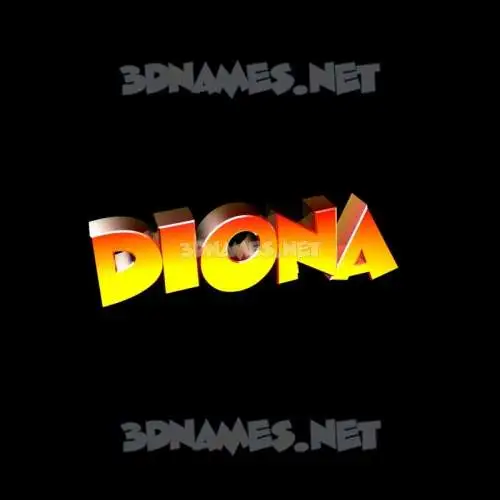 diona in Black Background style - 3D name wallpaper diona in Black Background style - 3D name wallpaper