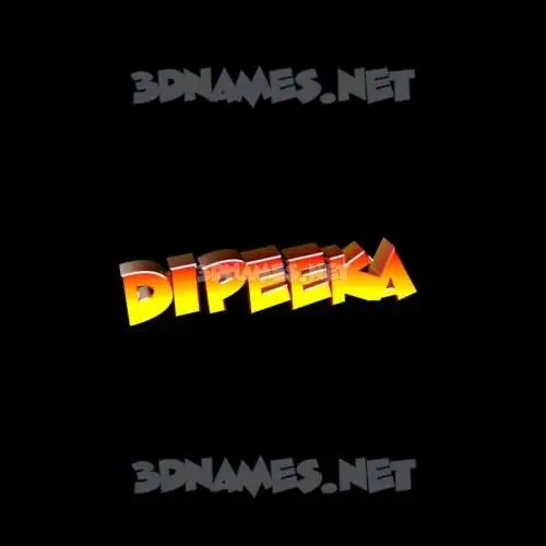 dipeeka in Black Background style - 3D name wallpaper dipeeka in Black Background style - 3D name wallpaper