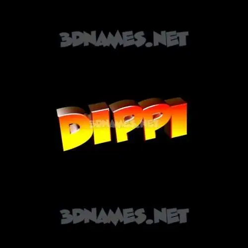 dippi in Black Background style - 3D name wallpaper dippi in Black Background style - 3D name wallpaper