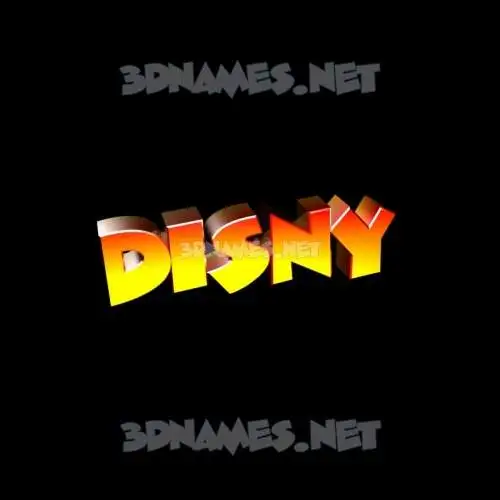 disny in Black Background style - 3D name wallpaper disny in Black Background style - 3D name wallpaper