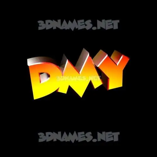 dmy in Black Background style - 3D name wallpaper dmy in Black Background style - 3D name wallpaper