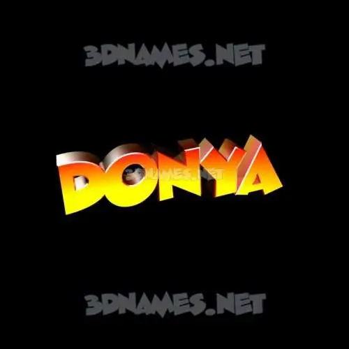donya in Black Background style - 3D name wallpaper donya in Black Background style - 3D name wallpaper