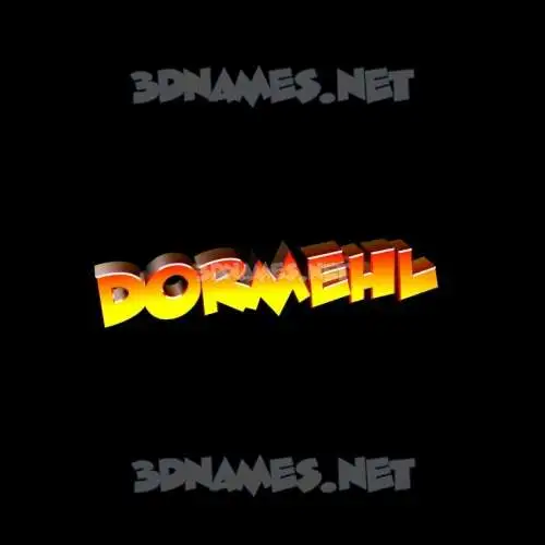 dormehl in Black Background style - 3D name wallpaper dormehl in Black Background style - 3D name wallpaper
